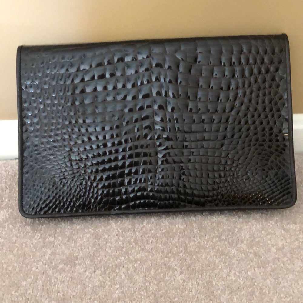 Vintage Anne Klein by Calderon leather envelope